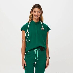 Rafaela oversized scrub top